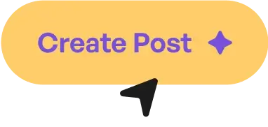create post button with hovering cursor